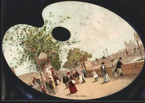 Sammelbild Cambrai, Arlatte & Cie., Chicorée Bleu-Argent, Pont des Arts