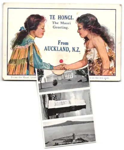 Leporello-AK Auckland, Te Hongi, University, Queen Street, Memorial Museum