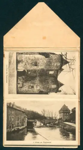 Leporello-AK Luxembourg, Faubourg du Grund et Ville haute, Chemin de la Corniche, La Viaduc du Nord