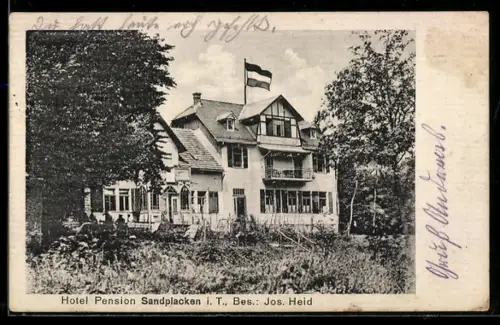 AK Sandplacken i. T., Hotel Pension Sandplacken, Bes. Jos. Heid