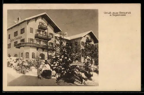 AK Gmund a. Tegernsee, Gasthof Oberstöger