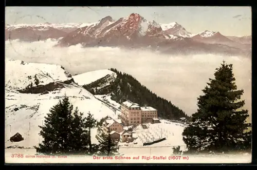 AK Rigi-Staffel, Der erste Schnee auf Rigi-Staffel