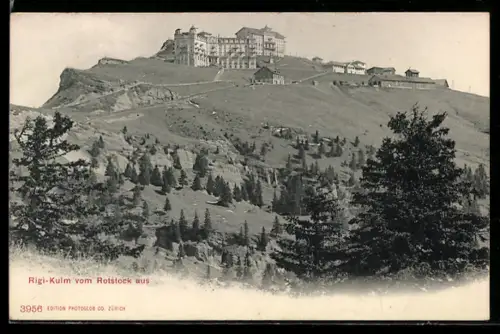 AK Rigi-Kulm, Vom Rotstock aus gesehen