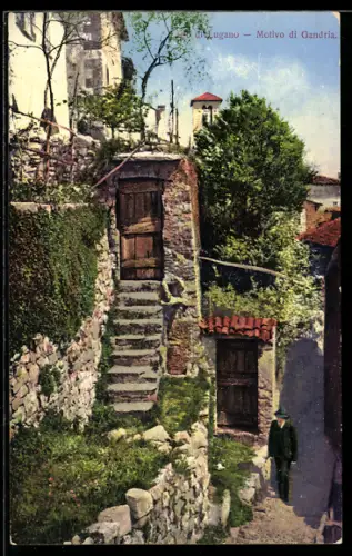 AK Gandria /Lago di Lugano, Motivo di Gandria