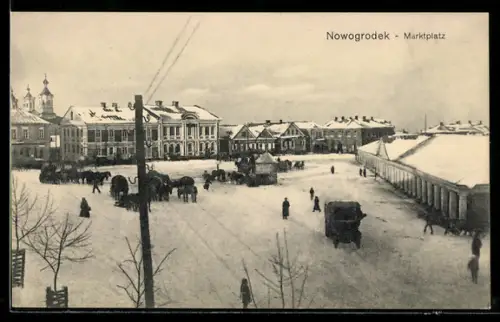 AK Nowogrodek, Marktplatz