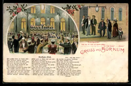 AK Borkum-Lied, Anti-Semitismus