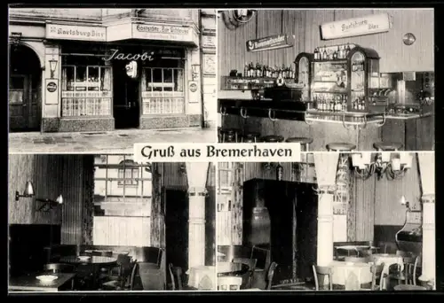 AK Bremerhaven, Gaststätte Zur Schleuse, Bürgermeister-Smidt-Strasse 180, Innenansichten