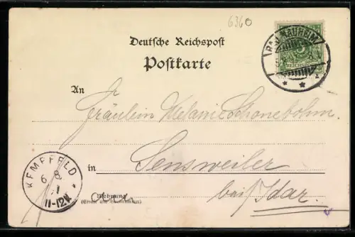 AK Friedberg, Burg, Kaiserstrasse, Rathaus