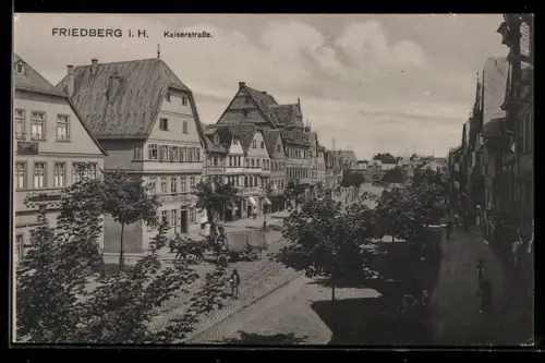 AK Friedberg i. H., Kaiserstrasse