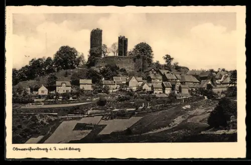 AK Oberreifenberg i. T., Mit Burg