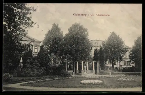 AK Oldenburg i. Gr., Cäcilienplatz