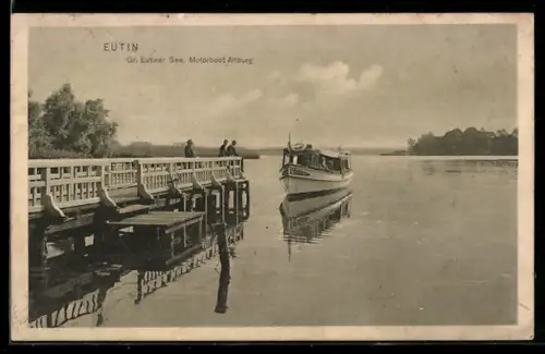 AK Eutin, Gr. Eutiner See, Motorboot Altburg