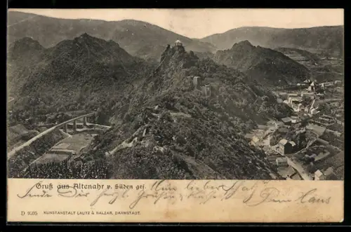 AK Altenahr, Gesamtansicht von Süden gesehen