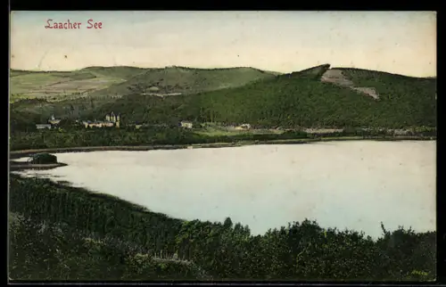 AK Maria Laach, Laacher See, Seeansicht mit Hügeln