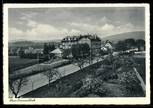 AK Bad Homburg v. d. H. /Dornholzhausen, Hotel Haus Taunusblick