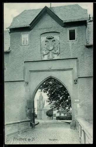 AK Friedberg i. H., Burghof
