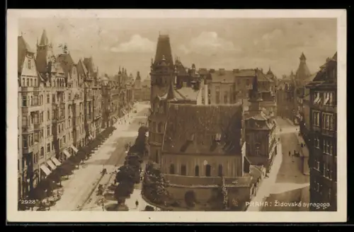 AK Prag / Praha, Zidovska synagoga, Synagoge