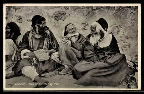 AK Jerusalem, Jews at the Wailing Wall