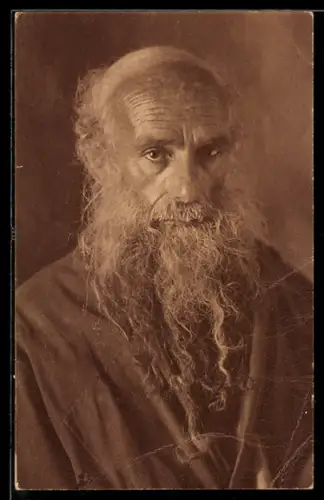 AK Jerusalem, An old man, Älterer Mann mit Bart