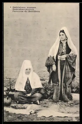 AK Bethlehem, Femmes de Bethléem, jüdische Frauen in Tracht
