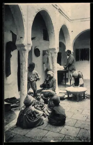 AK Alger, Interieur de Maison Juive