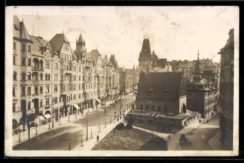 AK Praha, Staronová synagoga a zidovksá radnice