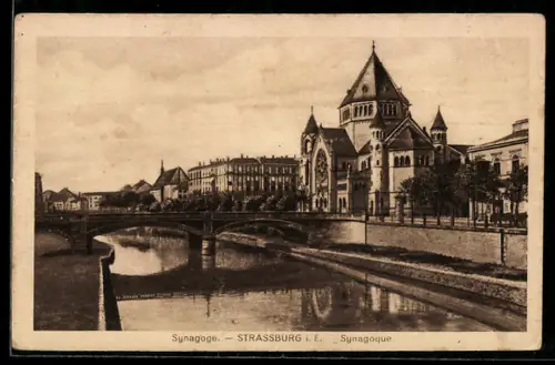 AK Strassbourg i. E., Synagogue