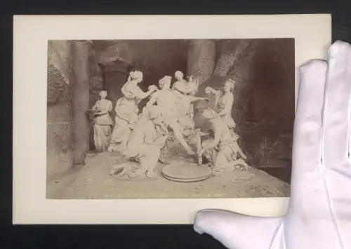 Fotografie unbekannter Fotograf, Ansicht Versailles, Parc de Versailles, Les Bains d`Apollon, Grossformat 16 x 25cm