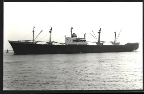 Fotografie Sowjetisches Kombi-Frachtschiff Fizik Vavilov in Seitenansicht