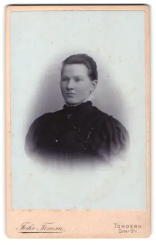Fotografie Johs. Timm, Tondern, Osten-Str., Porträt einer Dame
