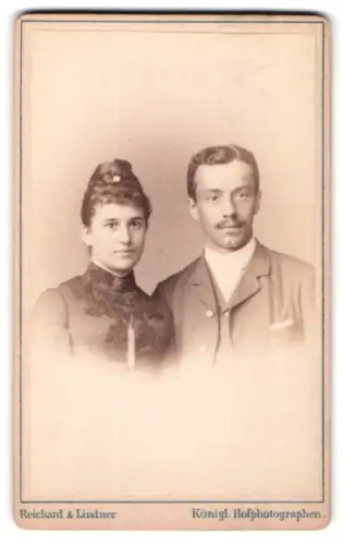 Fotografie Reichard & Lindner, Berlin, Unter den Linden 54/55, Paarporträt