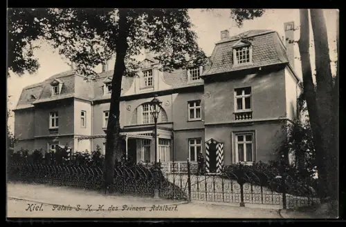 AK Kiel, Palais S. M. des Prinzen Adalbert