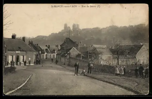 AK St-Marcel-sous-Laon, Rue de Besny