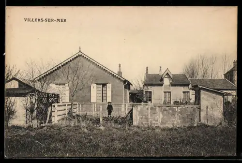 AK Villers-sur-Mer, Vue partielle
