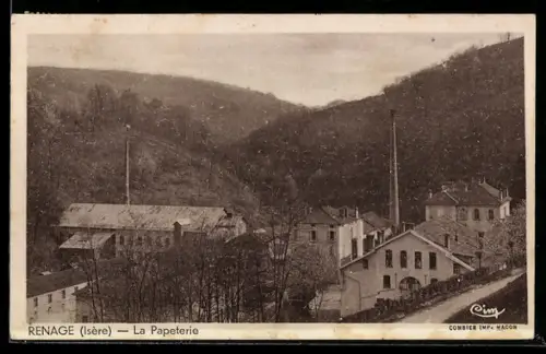 AK Renage /Isère, La Papeterie
