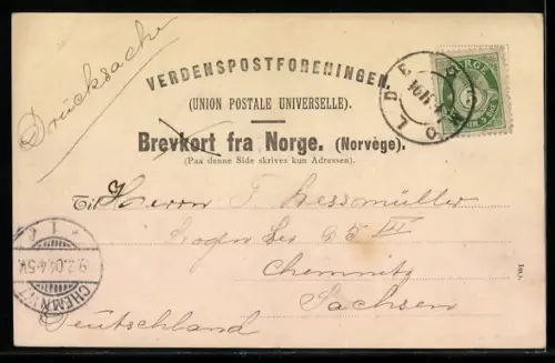 AK Molde, Hafenansicht mit Booten