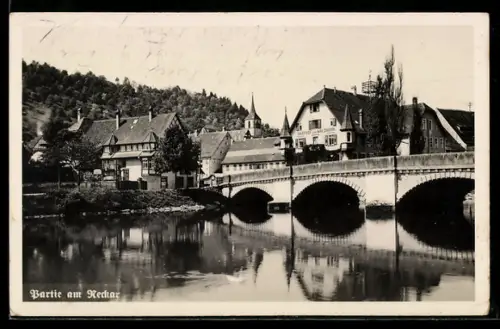 AK Sulz a. N., Gasthof zum Waldhorn am Neckar