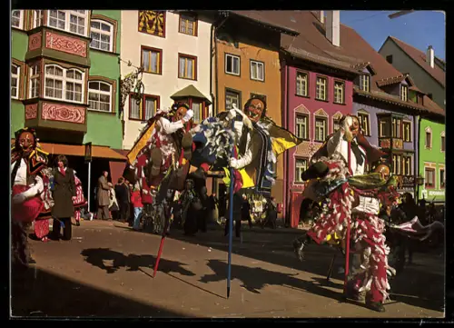 AK Rottweil am Neckar, Rottweiler Narrensprung an Fasching
