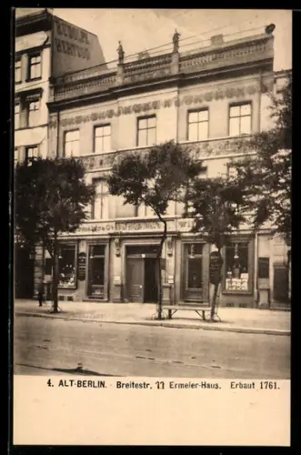 AK Berlin, Breitestr. 11, Ermeler-Haus, erbaut 1761