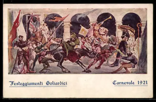 AK Carnevale 1921, Festeggiamenti Goliardici