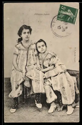 AK Fillettes Juives