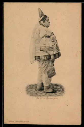 AK Portrait d`une grosse juive