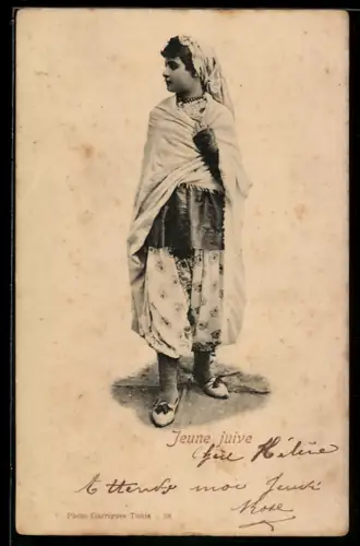 AK Jeune juive Junge Jüdin