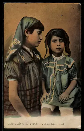 AK Fillettes Juives