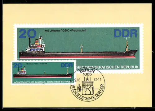 Maximum-AK Berlin, Hochseeschiffe der DDR, MS Weimar OBC-Frachtschiff