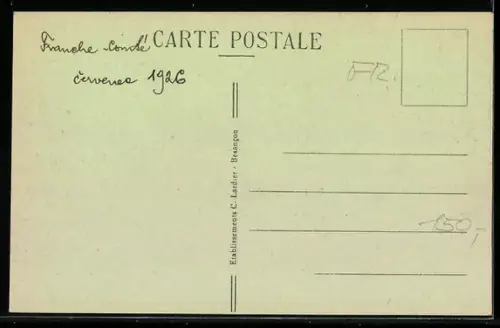 AK Ornans, Hôtel de Ville et Grande-Rue
