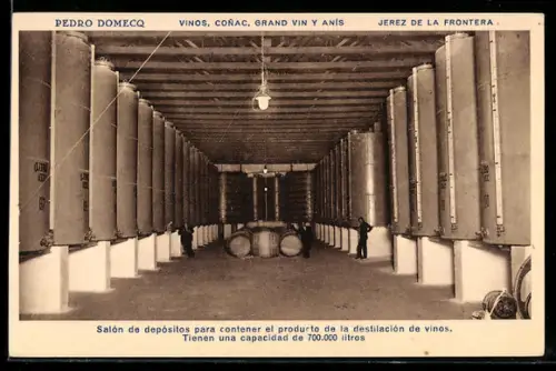 AK Jerez de la Frontera, Salón de depósitos, Pedro Domecq Vinos