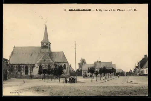 AK Beaurevoir, L`Eglise et la Place
