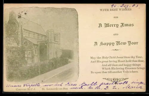 AK St. Leonards-on-Sea, Convent H. C. J.