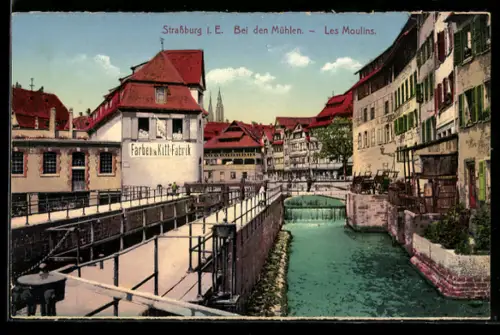 AK Strassburg i. E., Les Moulins